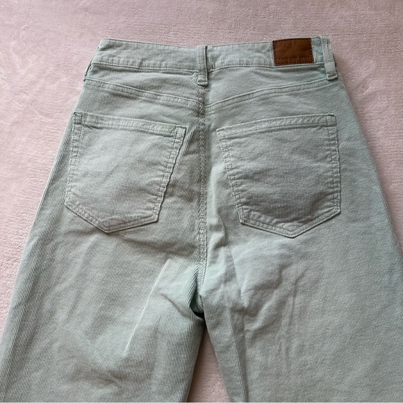American Eagle Light Turquoise Straight Leg Corduroy Pants - Picture 4 of 6